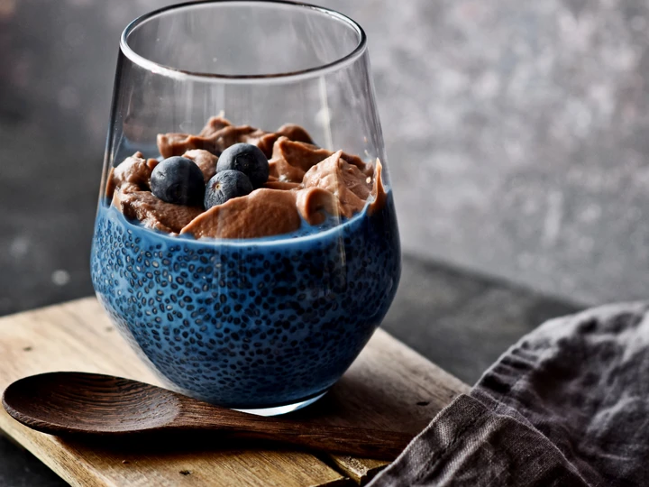 Recipe Blue Chia Pudding the Delicious Perfect