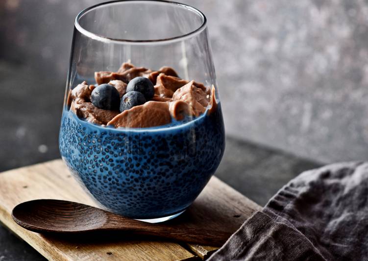 Easiest Way to Prepare Ultimate Blue Chia Pudding