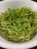Oats Noodles in Avocado Pesto