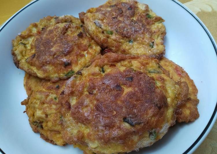 Tahu dadar telur asin