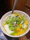 Creamy Turmeric Congee with Fried Eggs
