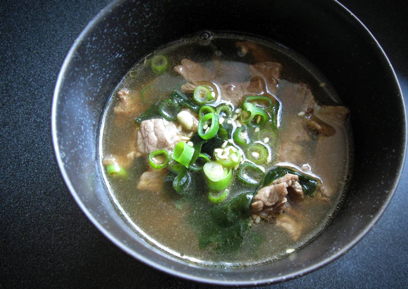 Beef & Wakame Soup
