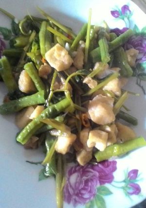Foto resep Tumis Kangkung dan Kacang Panjang
