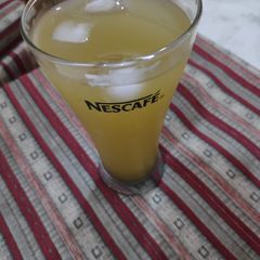 A picture of Lemon pudina juice.