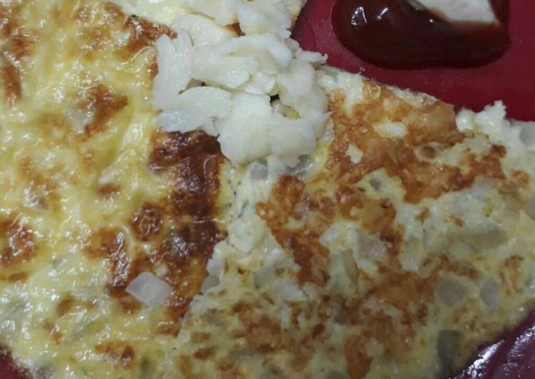 Recipe of Appetizing Simple cheesy omelette