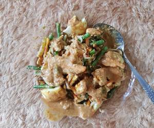 Resep mudah Pecel sayur dadakan Gurih Mantul