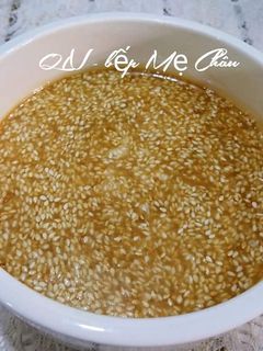 Hình của món Sốt mè rang.