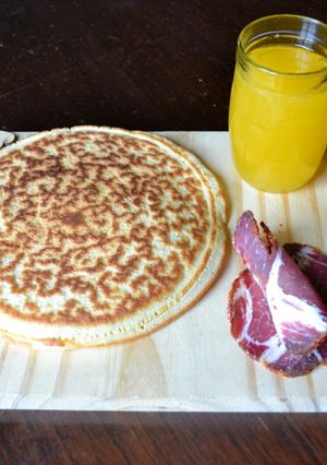 Una foto de Pan rápido en sartén😋
