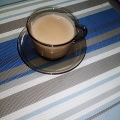 Cinammon milk tea A picture of Cinammon milk tea.