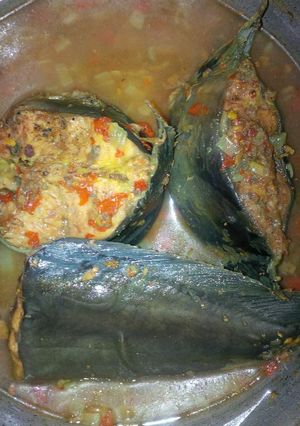 A picture of Catfish pepper soup.