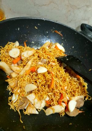 Foto resep Bakmie goreng seafood SEHAT no MSG
