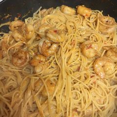 A picture of Bang Bang Shrimp Pasta.