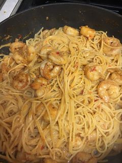 A picture of Bang Bang Shrimp Pasta.