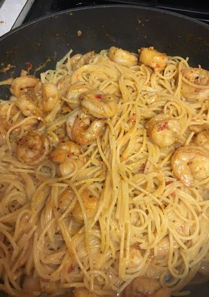A picture of Bang Bang Shrimp Pasta.