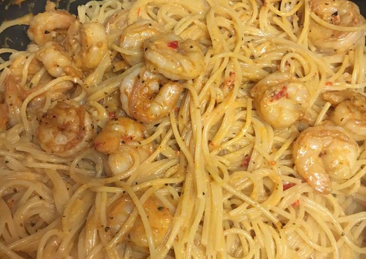 Recipe of Quick Bang Bang Shrimp Pasta