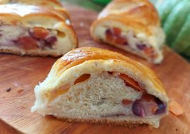 Pão Pizza (Pão enrolado, pão rocambole)