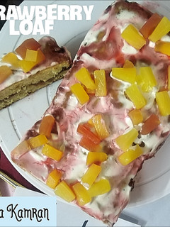 A picture of STRAWBERRY LOAF 🍞🍓🌹.