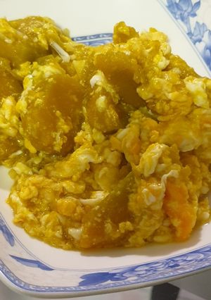 รูปของ ฟักทองผัดไข่