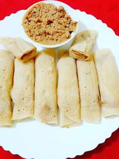 ক্ষীরের পাটিসাপ্টা (Kheerer patisapta recipe in Bengali) রেসিপির প্রধান ছবি