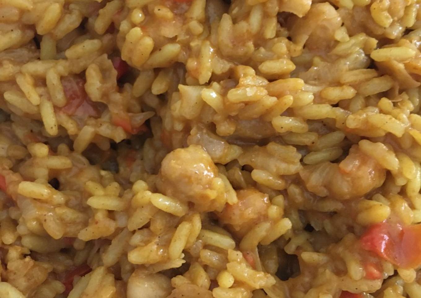 Arroz con garbanzos al curry en Mambo