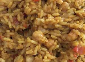 Foto principal de Arroz con garbanzos al curry en Mambo
