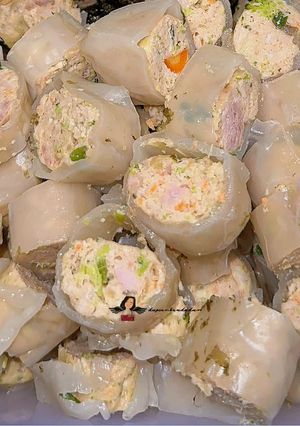 Foto resep Paper Rice Chicken Pork