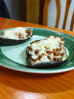 Una foto de Berenjenas rellenas