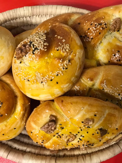 عکسی از دستور نان شيرمال خوشمزه 😋😋