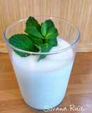 184.🍶Lassi salado de hierbabuena y cardamomo 🍃🧂(Bebida india de yogur)