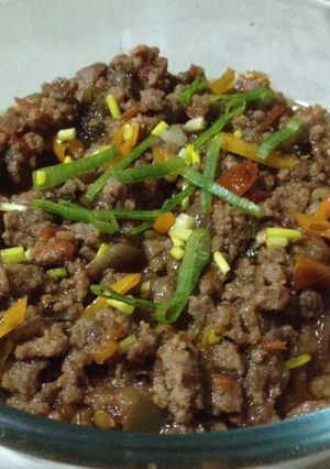 A picture of Saucy Tomato Beef Keema (non-curry) - Mince.