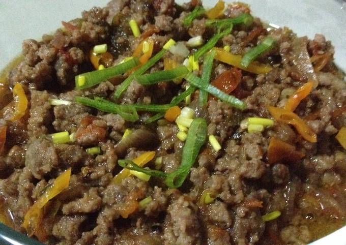 Saucy Tomato Beef Keema (non-curry) - Mince