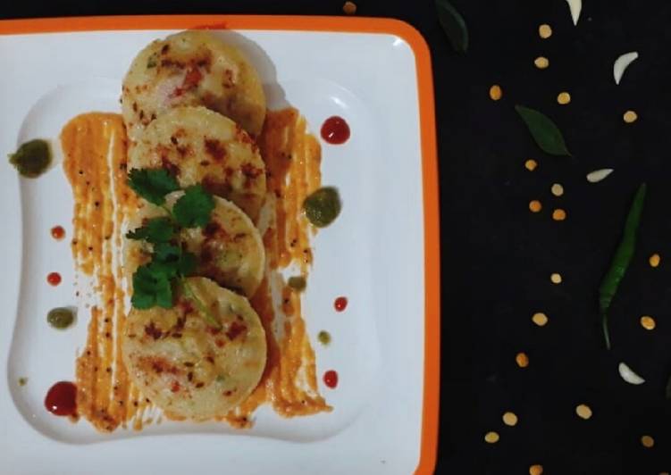 Steps to Make Speedy Vegetable rava idli