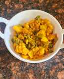 Aloo string beans ki sabji