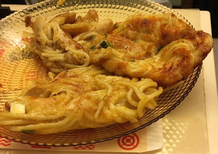義大利麵-乳酪煎
