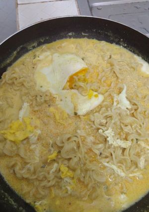 Foto resep Mie Kuah Susu