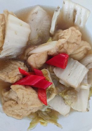 Foto resep Tumis Tahu Sawi Putih