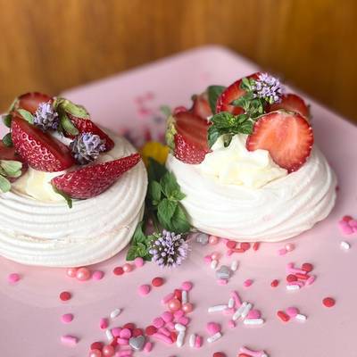 Mini Pavlovas que enamoran a primera vista! ? Receta de Norali - Cookpad