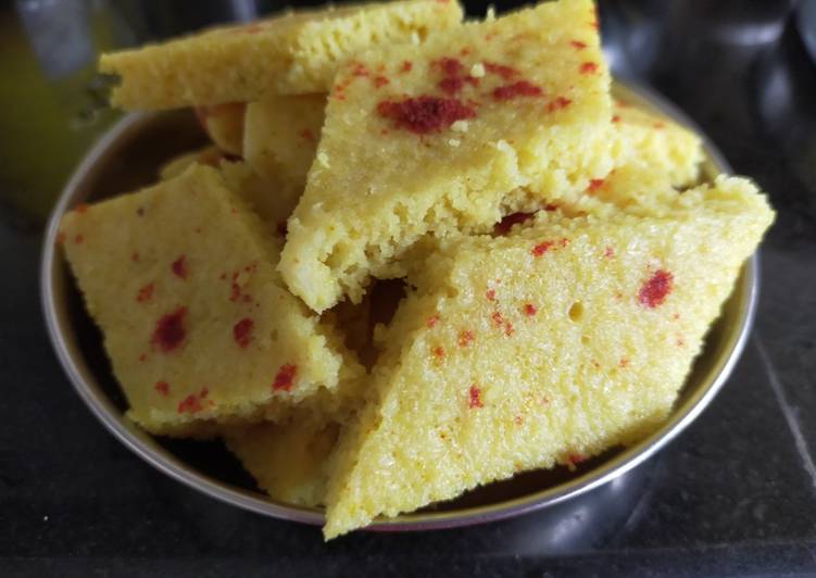 Recipe of Any-night-of-the-week Khatta Dhokla