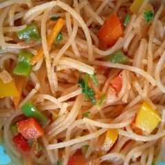 A picture of Veggie spaghetti.