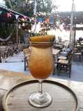 Gold rum punch