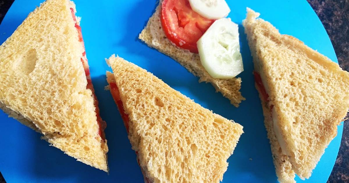 Tomato Cucumber Sandwich Recipe By Go Boundless With Ayushi Cookpad