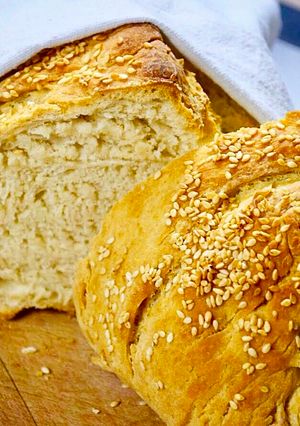 Φωτογραφία της συνταγής Ψωμί με 5 υλικά σε 5 λεπτά