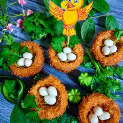 A picture of Potato Bird Nest.