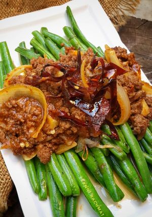 Foto resep Buncis saus daging cincang