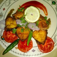 Delicious Fried Rehu Fish A picture of Delicious Fried Rehu Fish.