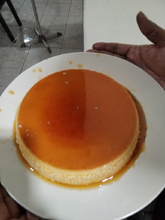 Una foto de Flan casero
