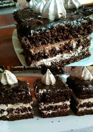 صورة لوصفة اسرع طريقه لعمل الجاتوه شاتوه لعشاق الشوكولاته 🍮🍫