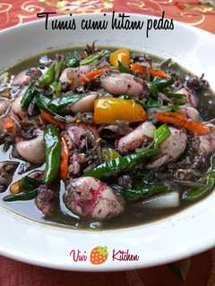 Foto resep Tumis cumi hitam pedas