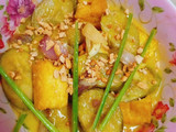 Chuối xanh rim cốt dừa