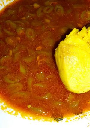 عکسی از دستور خورشت لوبیا سبز